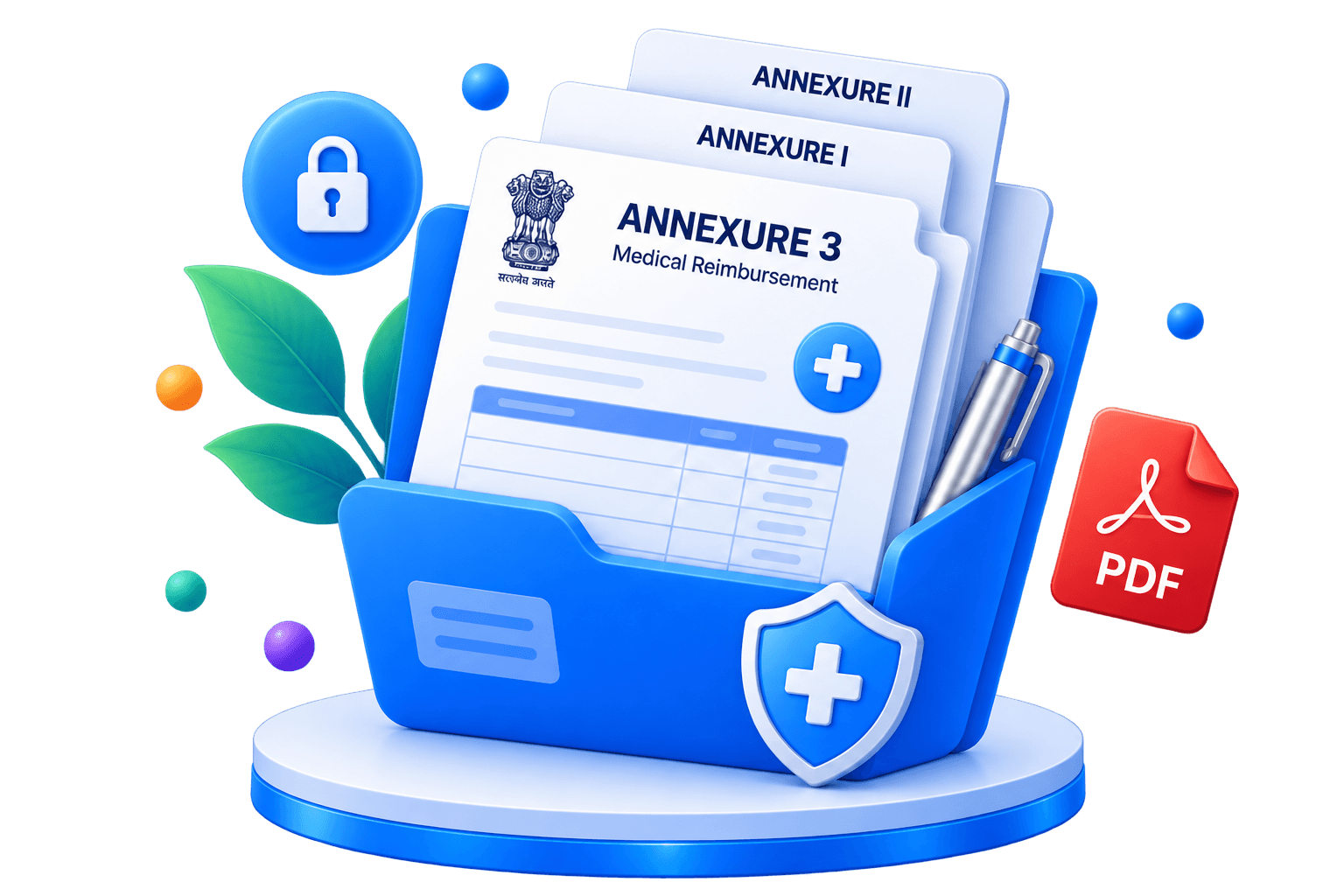 Medical reimbursement annexure documents